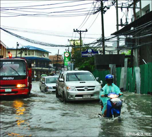 Сезон дождей в Таиланде